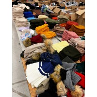 Recycled Cashmere & Wool  Beanies. Made in Canada. 16000 Units. EXW Burlington, Vermont